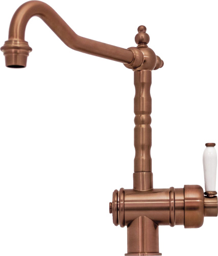 Смеситель Seaman Barcelone SSL-5077 Copper для кухонной мойки фото 2