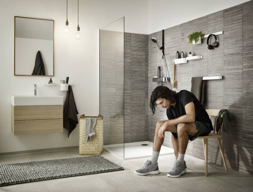 Полотенцедержатель Hansgrohe WallStoris 27926700 матовый белый фото 2