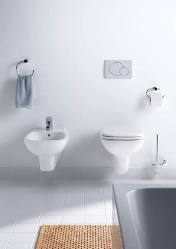 Унитаз подвесной Duravit D-code 45700900A1 безободковый фото 3