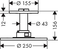 Верхний душ Axor ShowerSolutions 35286000