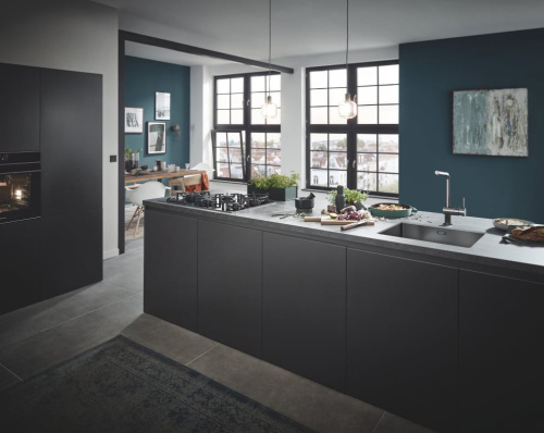 Мойка кухонная Grohe K700U 31574AL0 темный графит фото 2