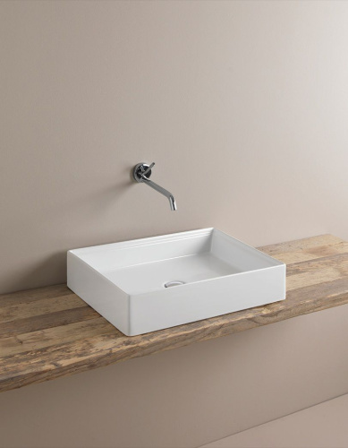 Раковина ArtCeram Scalino 55 белый фото 4