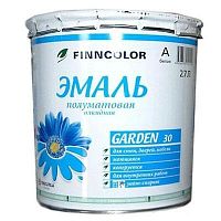 Эмаль Finncolor Garden 30 полуматовая Белая  9 л