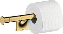 Держатель туалетной бумаги Axor Starck Organic 42736990 двойной, полированное золото
