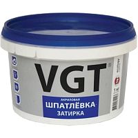 VGT ШПАТЛЕВКА ЗАТИРКА акриловая, водостойкая для работ с керамической плиткой (1кг)