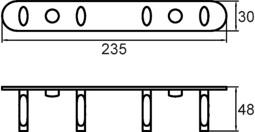 Крючок Milardo 004SM40M41 фото 2 Крючок Milardo 004SM40M41 фото 2
