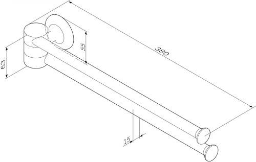 Полотенцедержатель AM.PM Like A8032600 фото 9