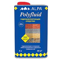 Средство гидроизолирующее Alpa Polyfluid 5 л.