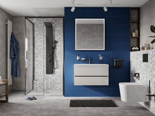 Смеситель Aquanet Vektra 267403 для раковины, черный фото 7
