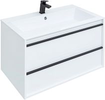 Мебель для ванной Aquanet Lino 90 белый матовый