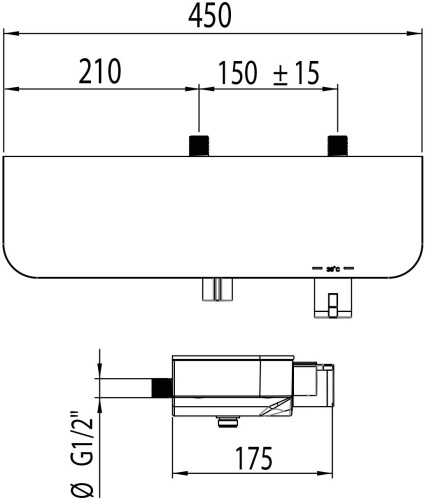 40 400 руб. Термостат Clever Nine Elegance 60154 с душевым гарнитуром фото 6 Термостат Clever Nine Elegance 60154 с душевым гарнитуром фото 6