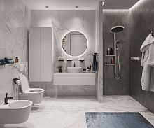 Душевой комплект Hansgrohe RainSelect 15380700 + 15310180 + 26842700 + 26840180