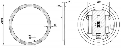 Зеркало Esbano ES-2481 фото 4 Зеркало Esbano ES-2481 фото 4