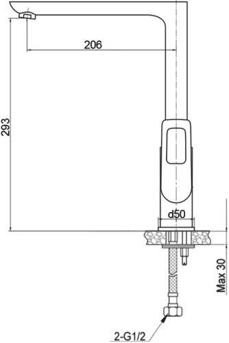 Смеситель Raiber Osdorf R2104 для кухонной мойки фото 2