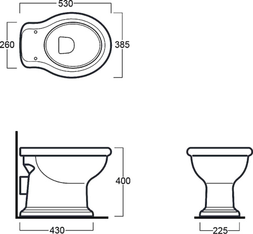 Унитаз Simas Lante LA02 с высоким бачком фото 6