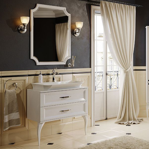 Мебель для ванной Aqwella 5 stars LaDonna белая фото 6