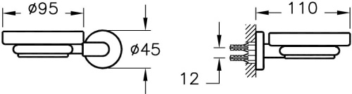 Мыльница VitrA Minimax S A44777 фото 2