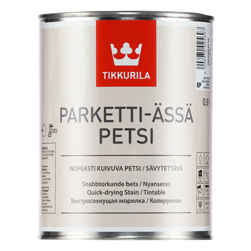 Лак Tikkurila Parketti-Assa petsi акриловый, морилка для дерева