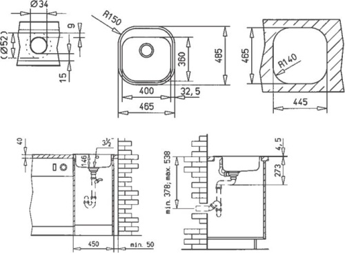 Мойка кухонная TEKA Stylo 1B 10107007 фото 2