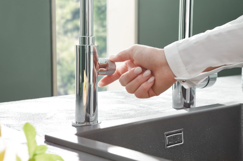 Кран Grohe Blue Pure 30387000 для кухонной мойки, хром фото 2