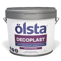 Штукатурка Olsta decoplast Силиконовое покрытие с эффектом короед