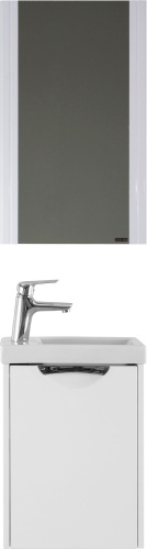 Мебель для ванной Vod-Ok Бридж 40 белая, с ручкой Лира фото 3