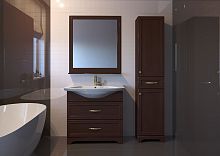 Мебель для ванной ASB-Woodline Берта 85 орех антикварный