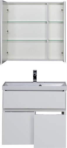 Мебель для ванной Aquanet Латина 80 белая фото 2
