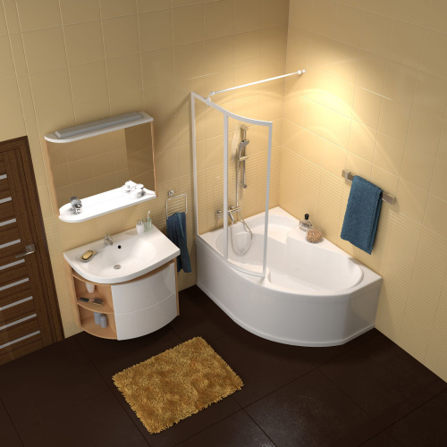 Акриловая ванна Ravak Rosa I 160x105 L с ножками фото 8 Акриловая ванна Ravak Rosa I 160x105 L с ножками фото 8