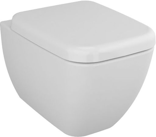 Комплект Чаша для унитаза подвесного VitrA Shift 7742B003-0075 + Крышка-сиденье VitrA Shift 91-003-009 с микролифтом, петли хром + Система инсталляции для унитазов AlcaPlast Sadromodul AM101/1120-0001 + Кнопка смыва AlcaPlast THIN M670 белый + Шумоизоляц фото 3