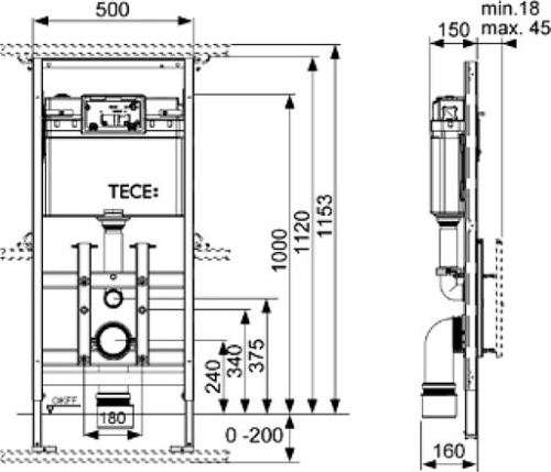 Система инсталляции для унитазов TECE TECElux 9600100 фото 10