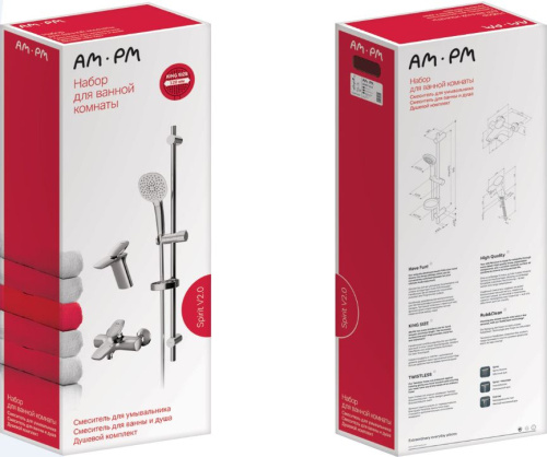 Душевой комплект AM.PM Spirit V2.0 F40970A00 фото 3