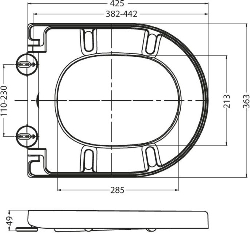 Крышка-сиденье BelBagno BB2009SC с микролифтом