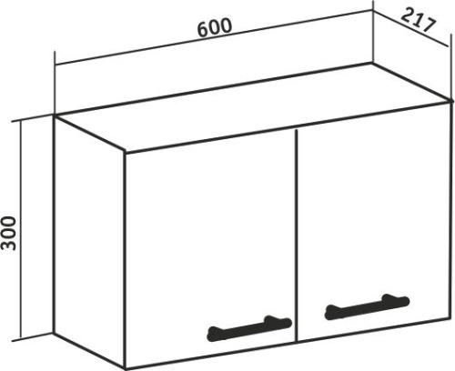 Шкаф Runo Рондо 60х30 фото 3