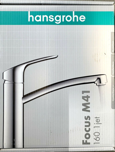 Смеситель Hansgrohe Focus M41 31804000 для кухонной мойки, хром фото 10