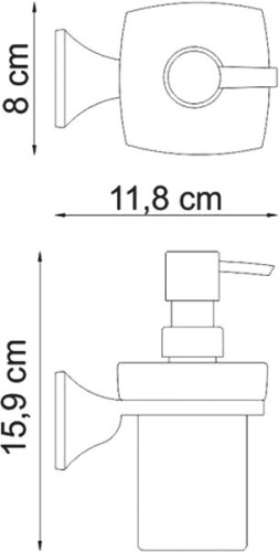 Дозатор Wasserkraft Wern K-2599 фото 3