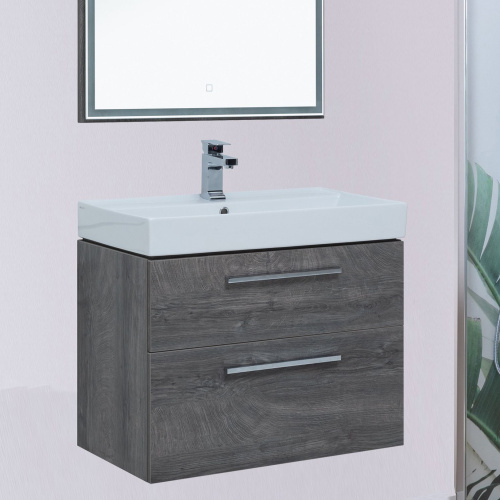 Мебель для ванной Aquanet Nova 75 дуб рошелье фото 3