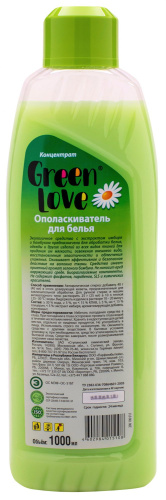 Кондиционер для белья Green Love ополаскиватель, 1 л фото 3