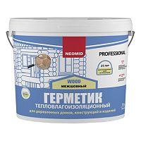 NEOMID PROFESSIONAL WOOD герметик тепловлагоизоляционный, межшовный, сосна (15кг)