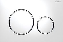 Кнопка смыва Geberit Sigma 20 115.882.KJ.1 белая, глянцевый хром