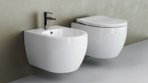 Унитаз подвесной Ceramica Nova Play CN3001 с микролифтом, безободковый фото 2