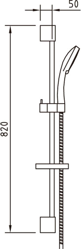 Душевой гарнитур Clever Syvari Box 98886 фото 2