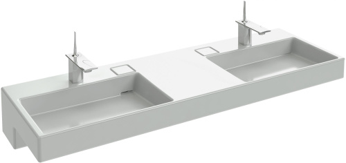148 300 руб. Раковина Jacob Delafon Terrace EXA112 150 см двойная Раковина Jacob Delafon Terrace EXA112 150 см двойная