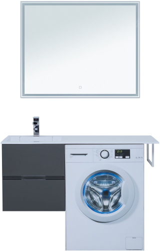 Мебель для ванной Aquanet Алвита 48 серый антрацит фото 12