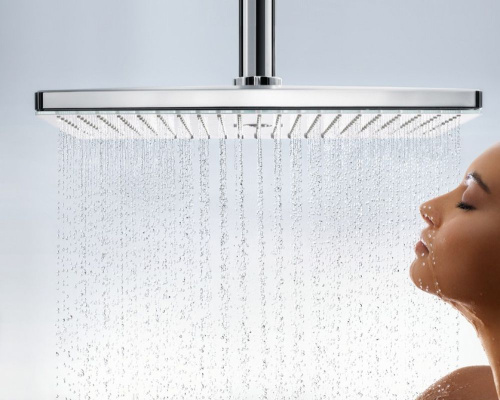Верхний душ Hansgrohe Rainmaker Select 460 24002400 белый - хром фото 2