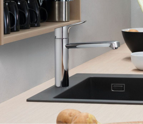 18 810 руб. Смеситель Hansgrohe Focus M43 71816000 для кухонной мойки, хром фото 3 Смеситель Hansgrohe Focus M43 71816000 для кухонной мойки, хром фото 3