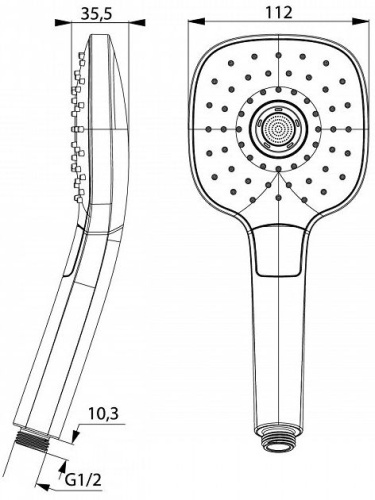 Душевая лейка IDDIS Sena SEN3F00i18 фото 3