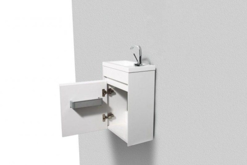 Тумба с раковиной BelBagno Pietra Mini 46 R bianco lucido фото 5