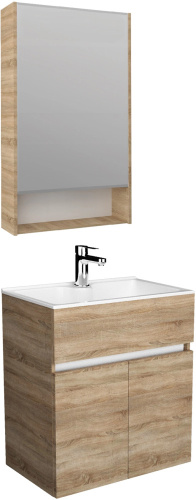 Мебель для ванной 1MarKa Mira 60 дуб сонома фото 6