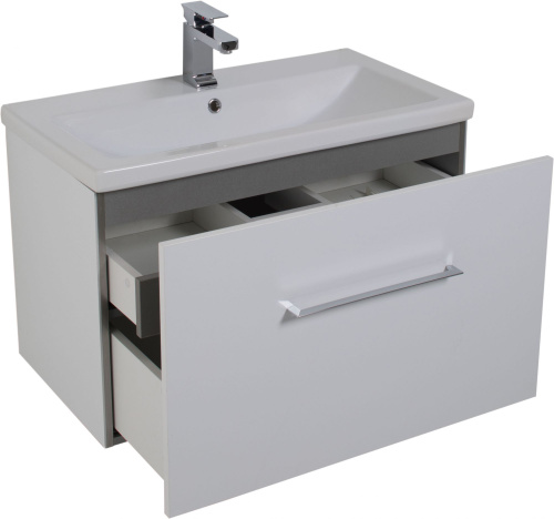 Мебель для ванной Aquanet Порто 80 белая фото 10